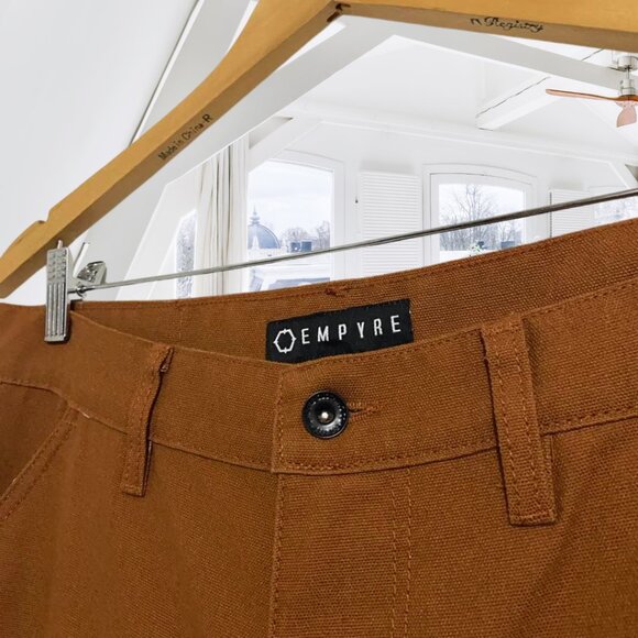 Empyre Vault Carpenter Pants Jeans Rust Brown Size 32 | Utility Workwear Style - Picture 8 of 15
